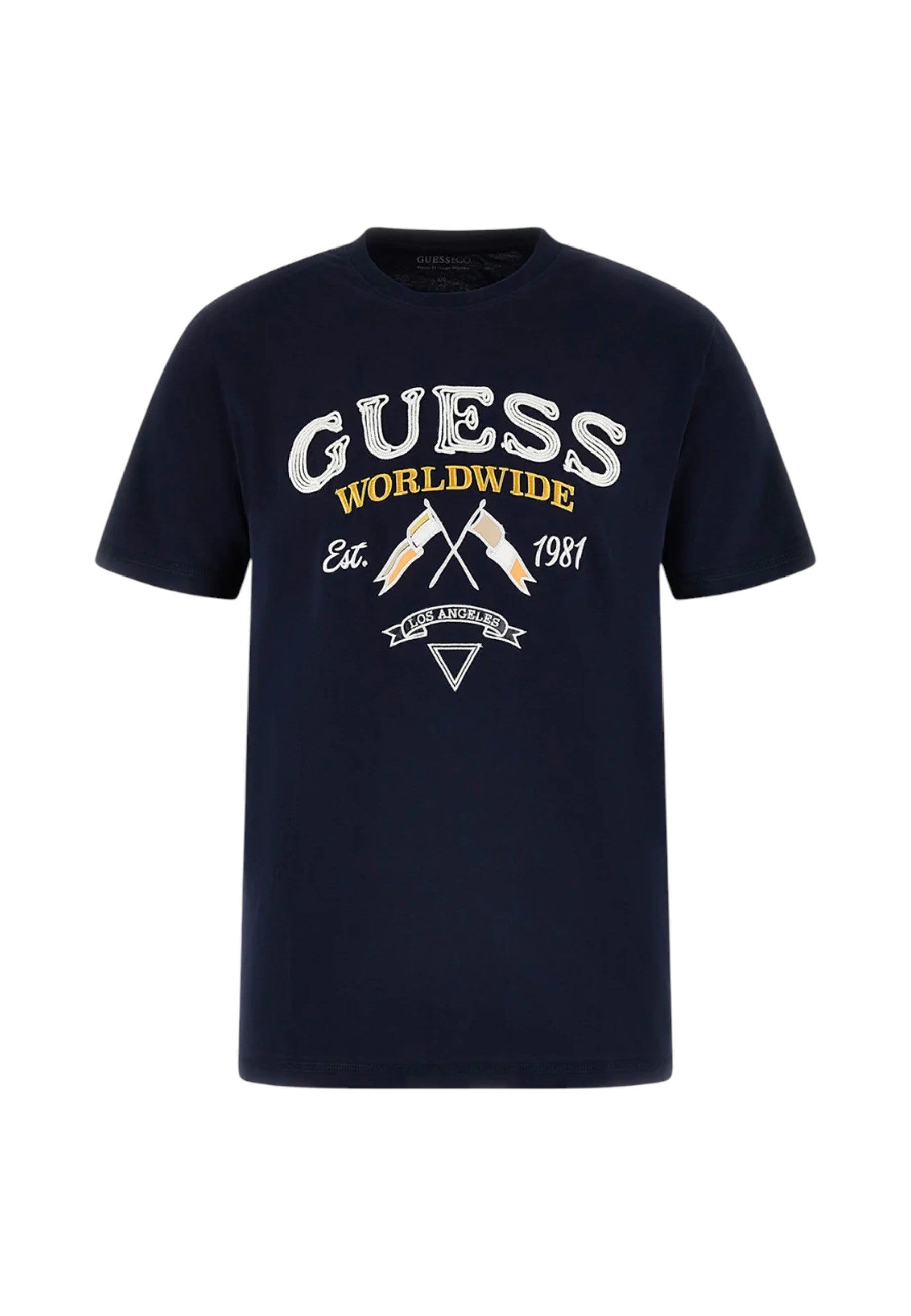 T-Shirt Manica Corta Uomo Guess  Flags And Cord M6GI06K2917