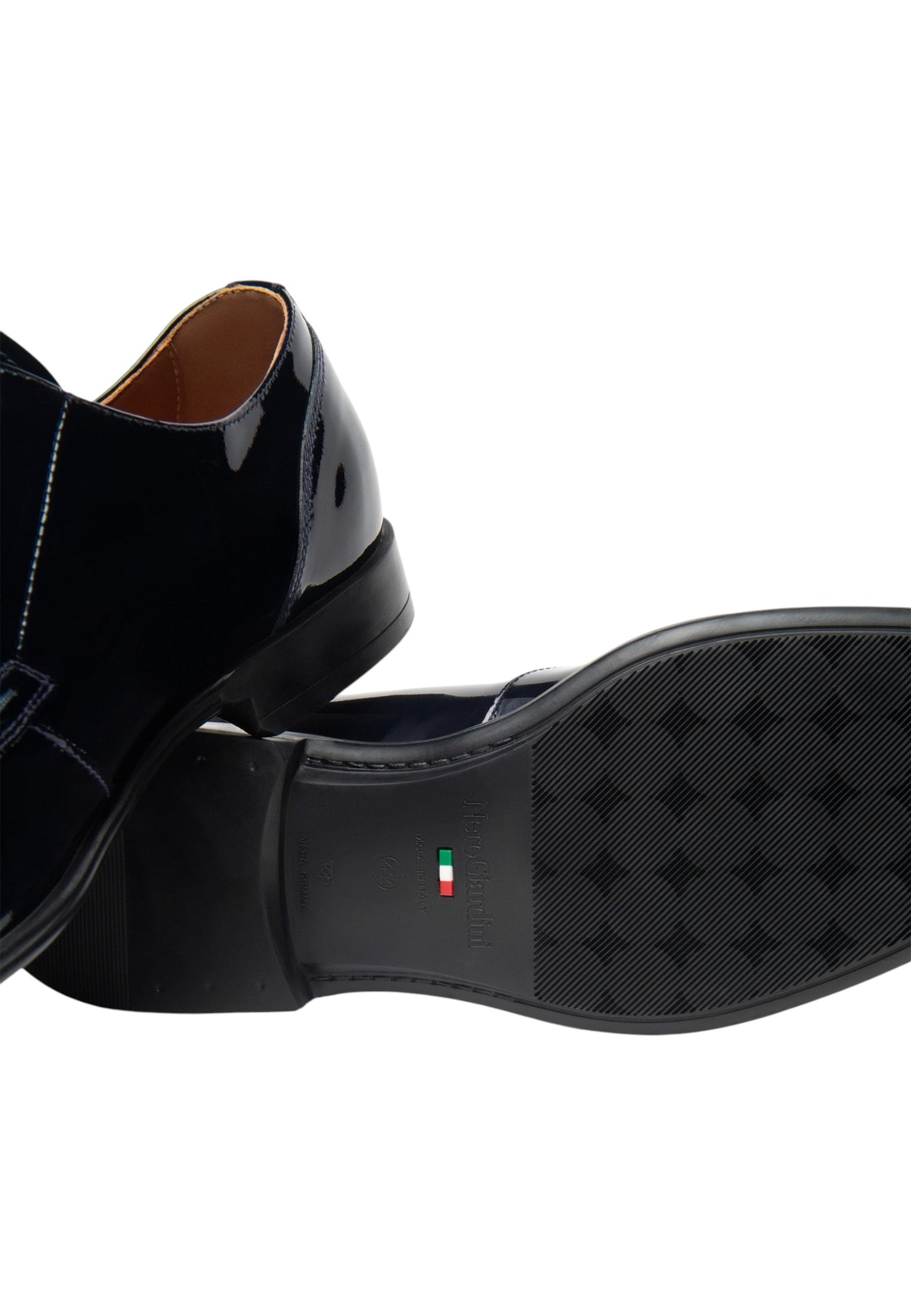 Stringate Basse Uomo Nero Giardini In Vernice  E600121UE