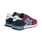 Sneakers Basse Uomo Sun68 Stile Running, Nylon E Suede, Maxi Logo Ricamato, Dettagli A Contrasto Jaki 2.0 Solid Z46121