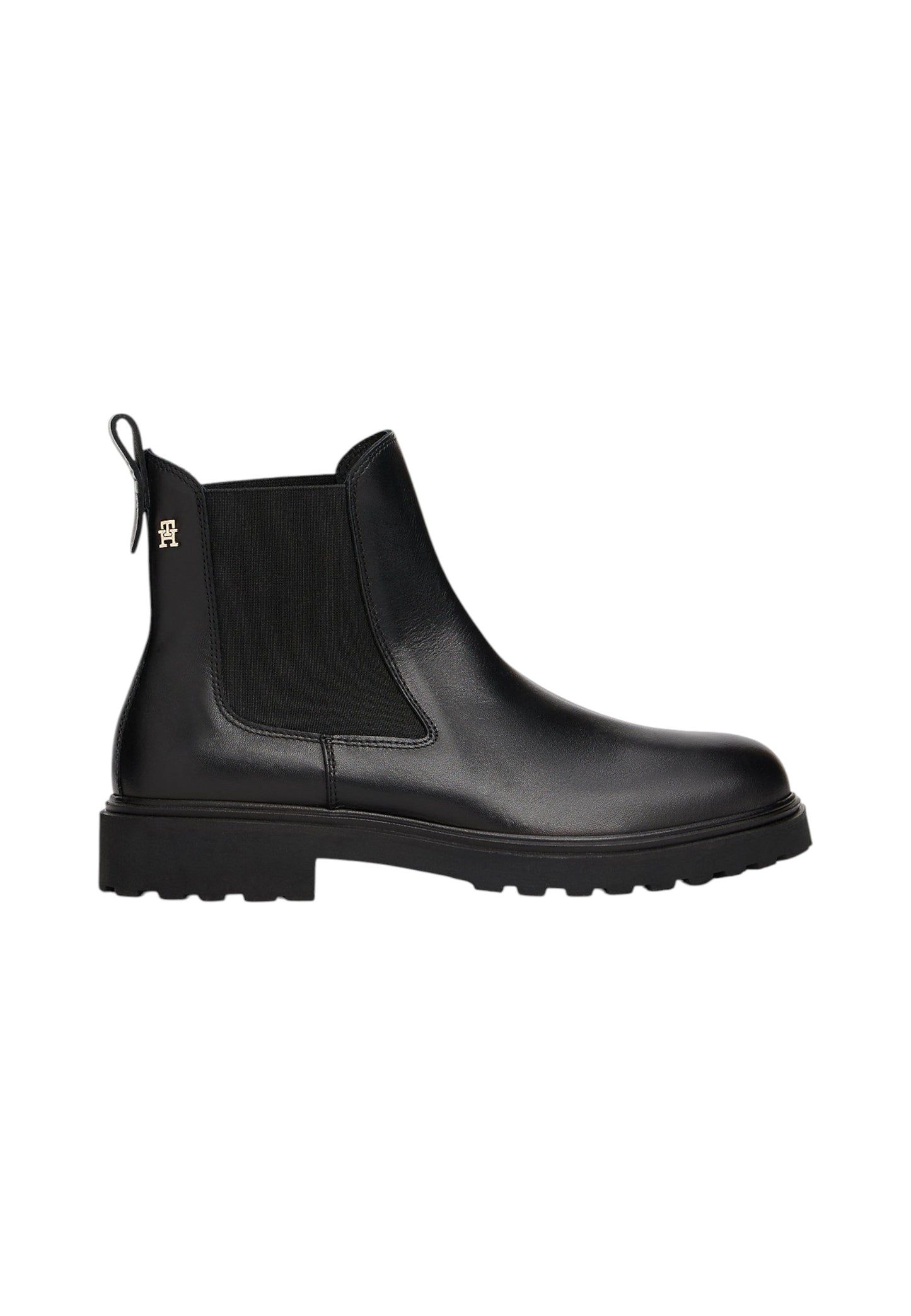 Stivaletti Chelsea Donna Tommy Hilfiger  Th Leather Cleated FW0FW08766