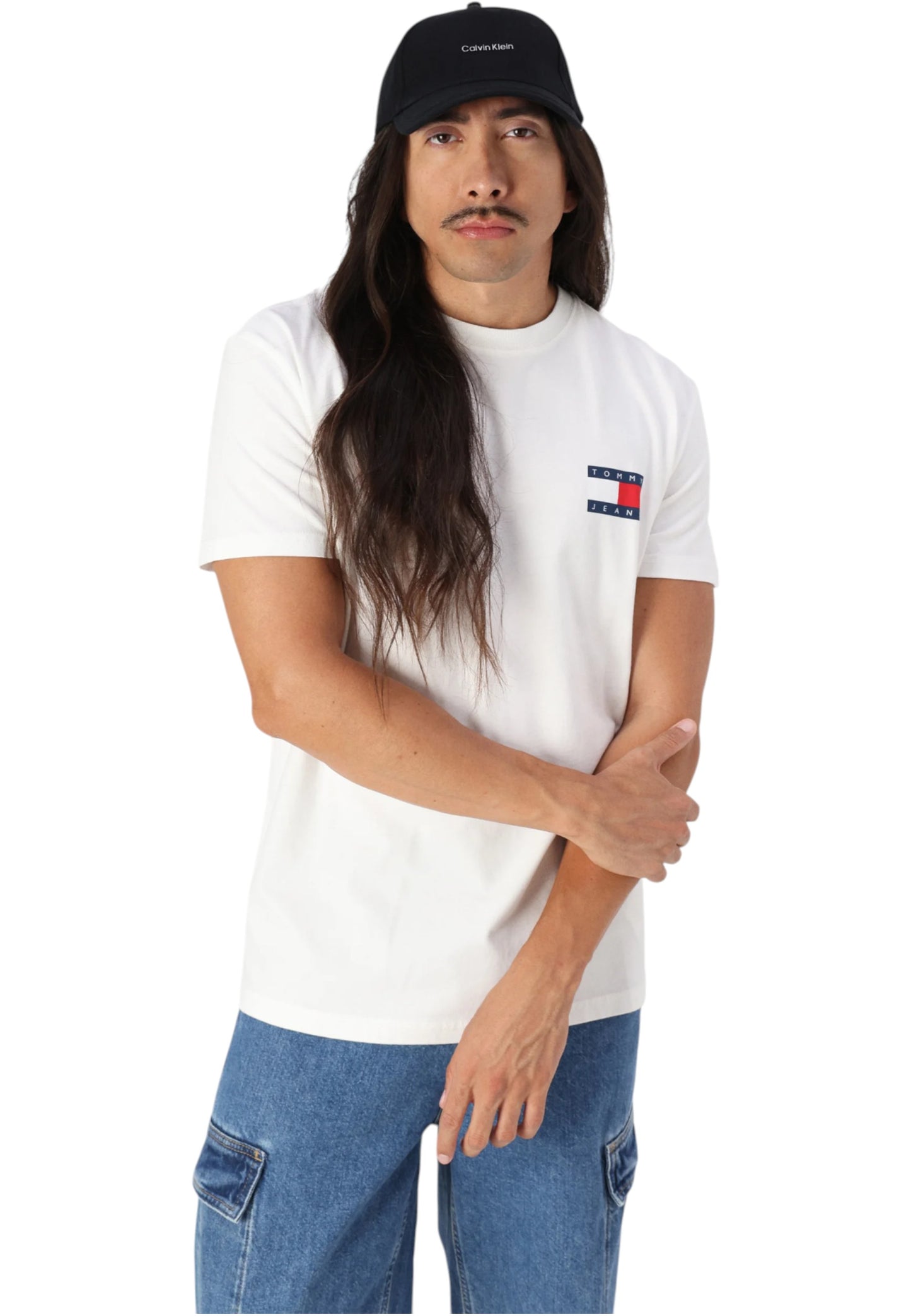 T-Shirt Manica Corta Uomo Tommy Jeans  Tjm Reg Heritage Flag