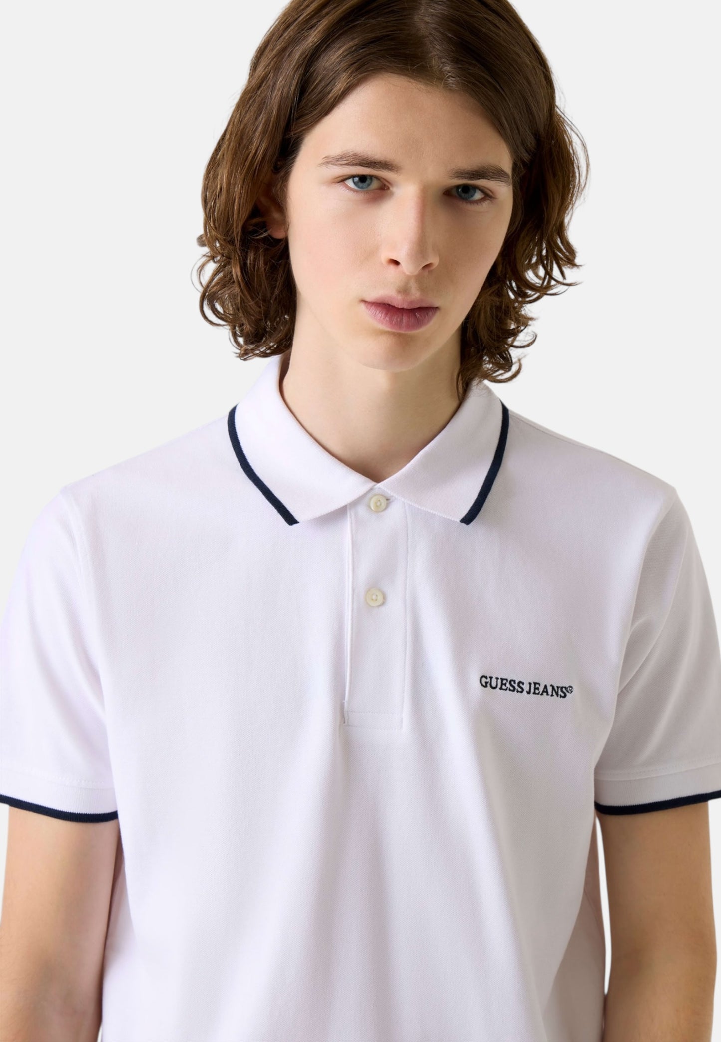 Polo Manica Corta Uomo Guess  Gj Reg Embro Tipping M6RP24KCJV1