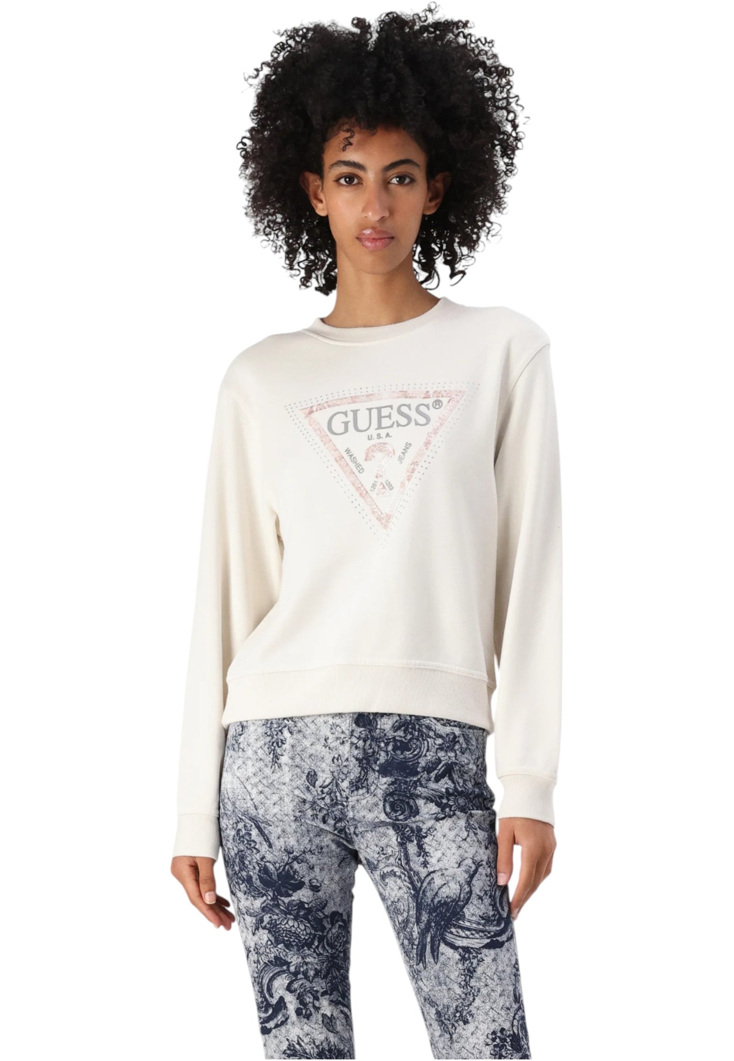 Felpa A Girocollo Donna Guess