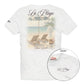 T-Shirt Manica Corta Uomo Mc2 Saint Barth Stampa/Ricamo Fronte E Retro La Plage Portland PRL0002
