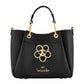 Borsa A Mano Donna Braccialini A Bauletto, Doppio con tracolla removibile e regolabile, Chiusura con clip, Con pochette interna removibile, Charm gioiello a forma di margherita, Dimensioni: 25 x 10.5 x 18 Cm Amy Bijoux B19210YY