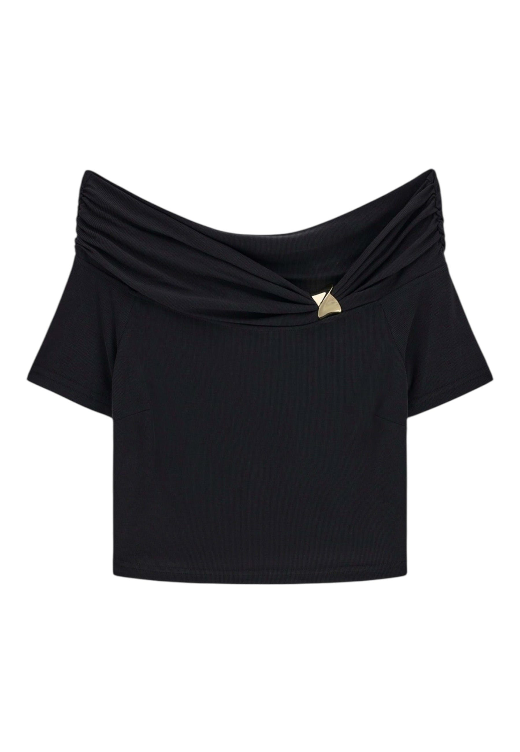 Top  Donna Guess Off Shoulder Brigitte W6GP12K2935