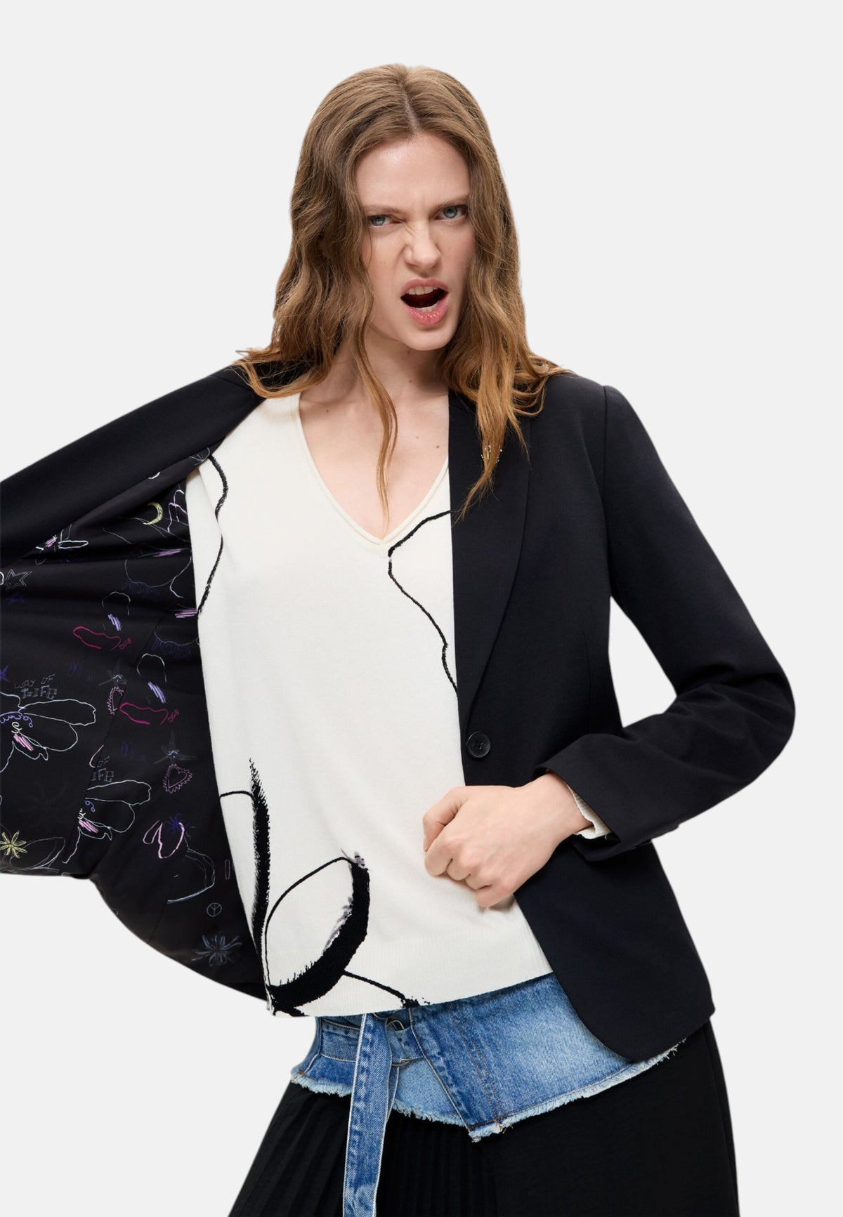 Cappotto  Donna Desigual  Ame Nino 26WWEW46