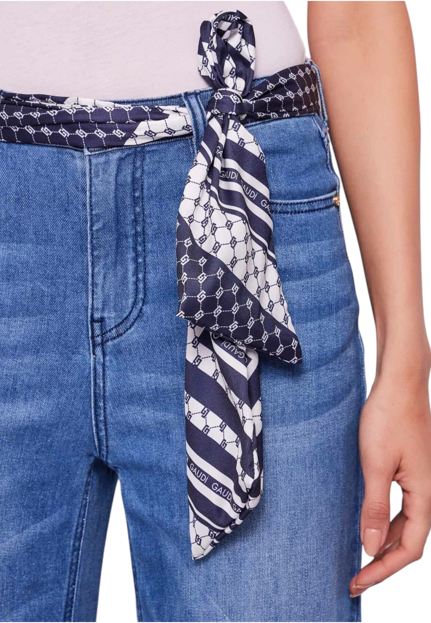 Jeans Wide Leg Donna Gaudi