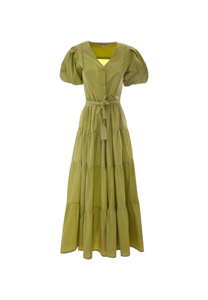 Vestito Lungo Donna Kocca Con Cintura Vivinn P23PAB8971AAUN0000