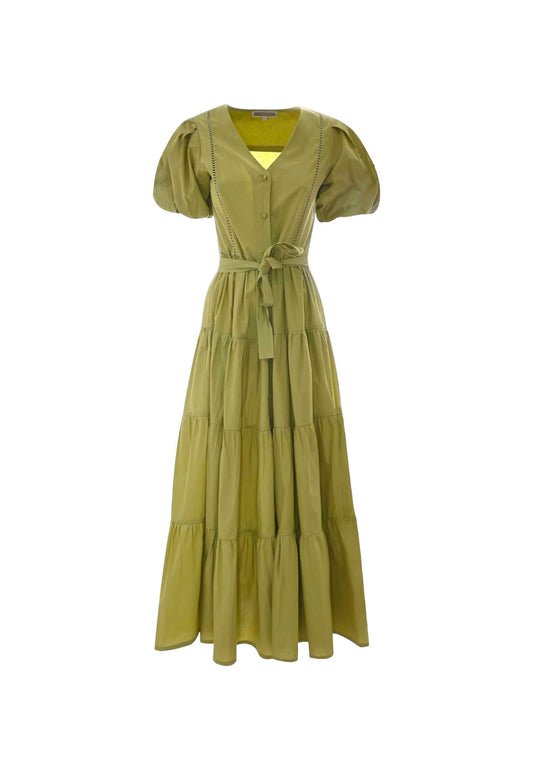 Vestito Lungo Donna Kocca Con Cintura Vivinn P23PAB8971AAUN0000