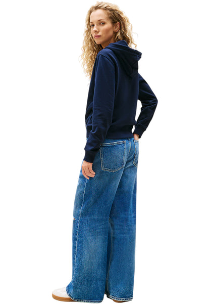 Felpa Con Cappuccio Donna Tommy Jeans  Tjw Regular Essential Logo 2 DW0DW20943
