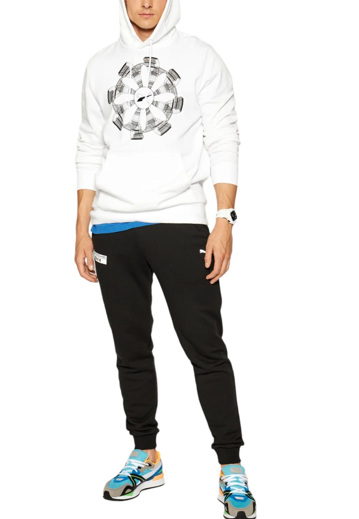 Felpa Con Cappuccio Uomo Puma  Avenir 599749