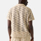 Camicia Manica Corta Uomo Guess  Lattice Knit M6GP46K3236