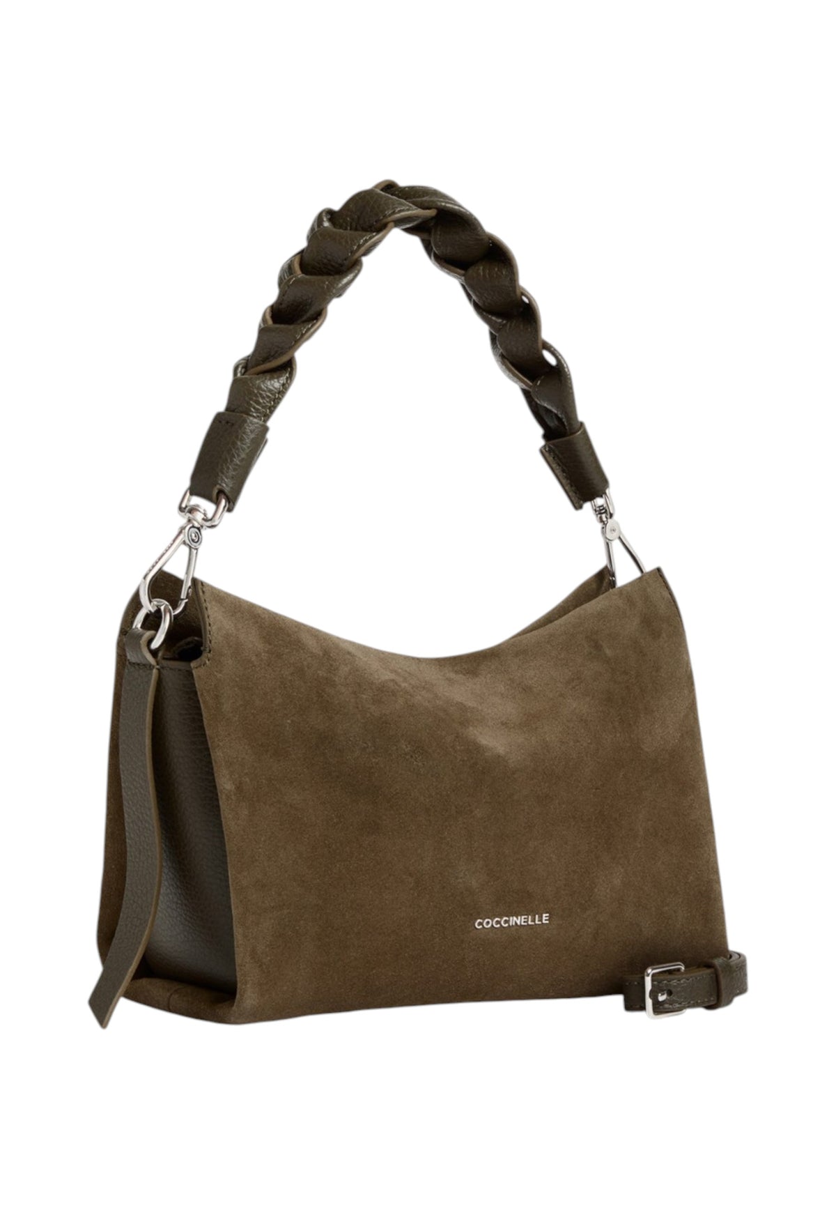 Borsa A Mano Donna Coccinelle In camoscio, Pelle con grana, Bicolore Boheme Suede Bimaterial E1P6P580101
