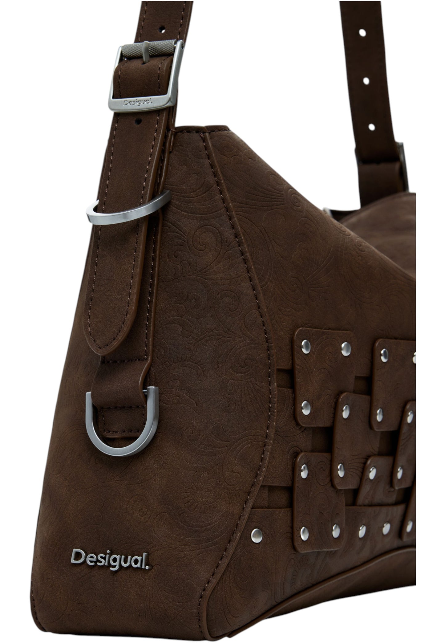 Borsa A Spalla Donna Desigual  New Patch 2 Choco 25WAXPBP