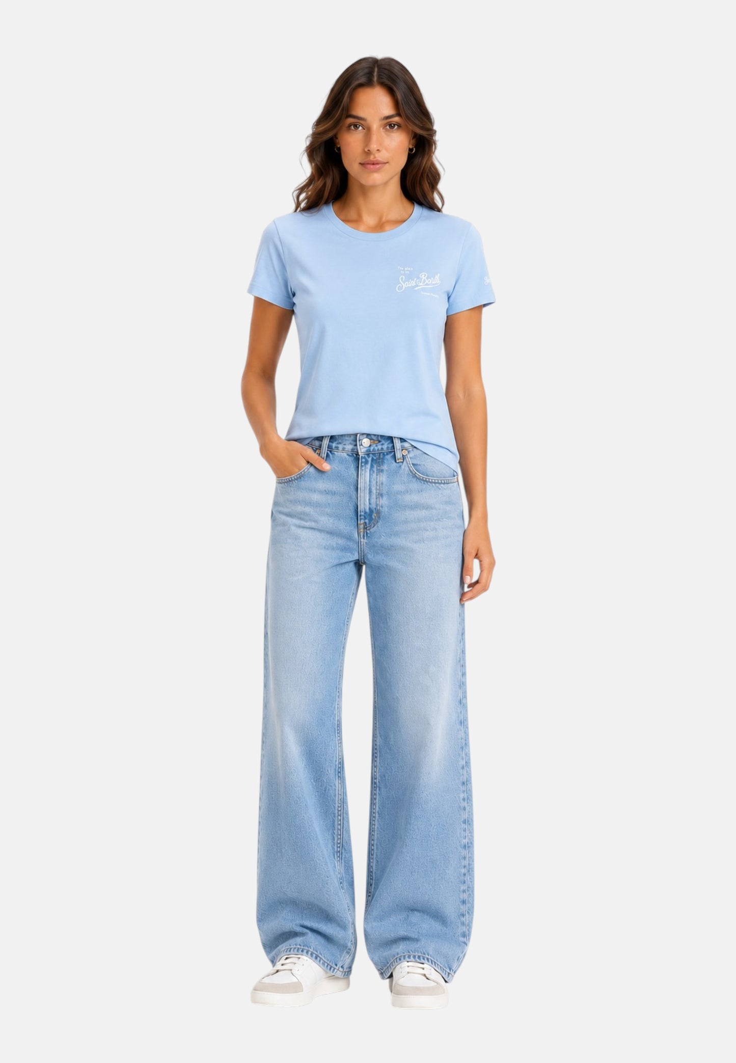T-Shirt Manica Corta Donna Mc2 Saint Barth Sb Classic Emilie EMI0001