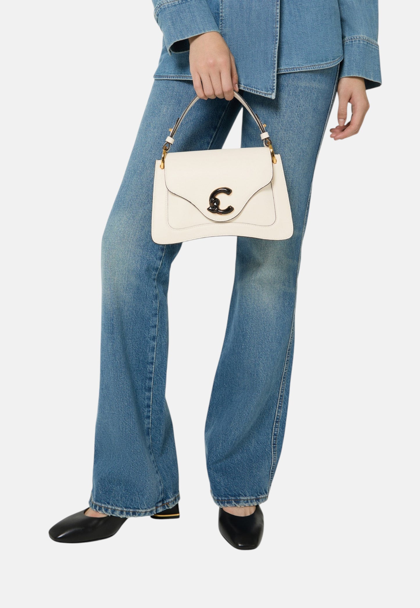 Borsa A Tracolla Donna Coccinelle In Pelle Liscia Di Vitello Coccinelle C-Me Calf&Marb Small E1U4G180201