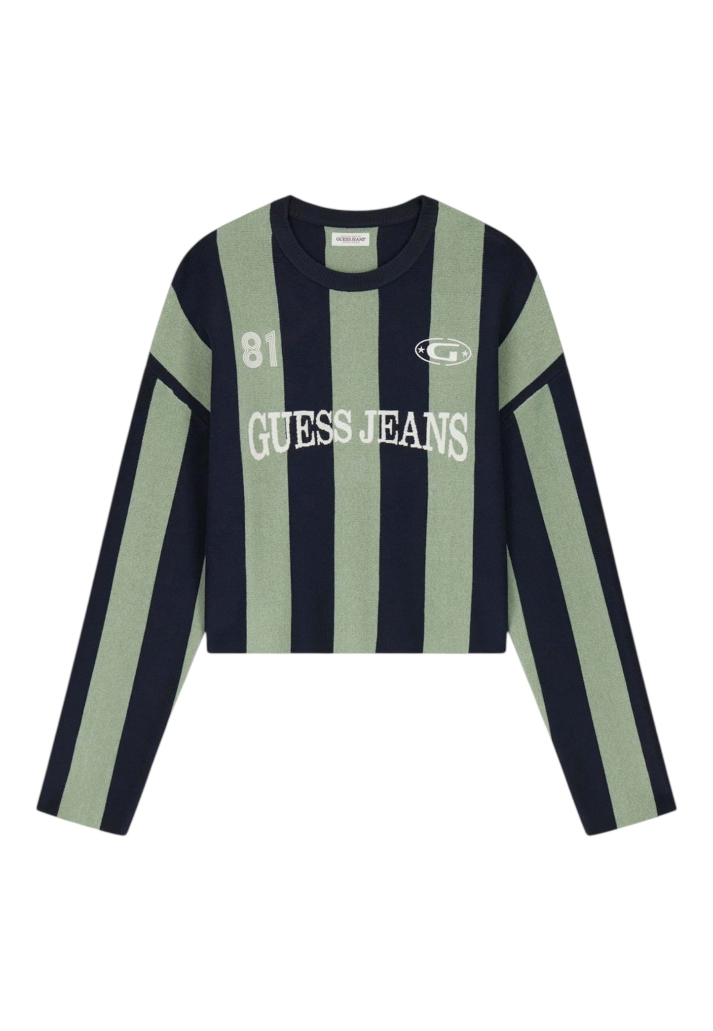 Maglia A Girocollo Donna Guess  Gj Striped W6RR17Z3FC2