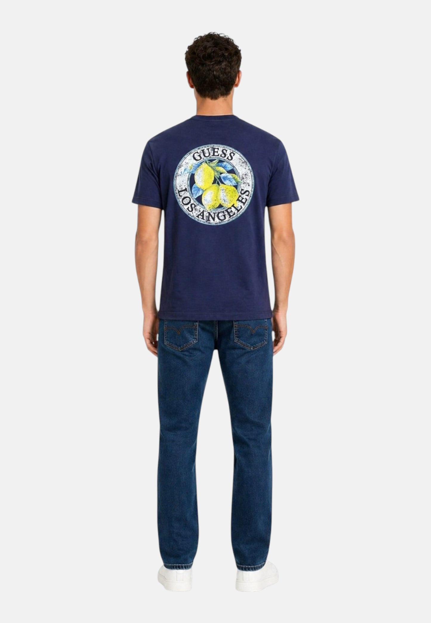 T-Shirt Manica Corta Uomo Guess  Lemon Circle M6GI19K3051