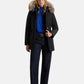 Parka Invernale Donna Woolrich Regular Fit, Imbottito In Piuma, Tessuto Idrorepellente, Resistente Al Vento, Cappuccio Con Bordo Removibile, Chiusura Con Zip E Bottoni, Tasche Con Patta, Polsini A Coste Arctic Raccoon CFWWOU0538FBUT0001