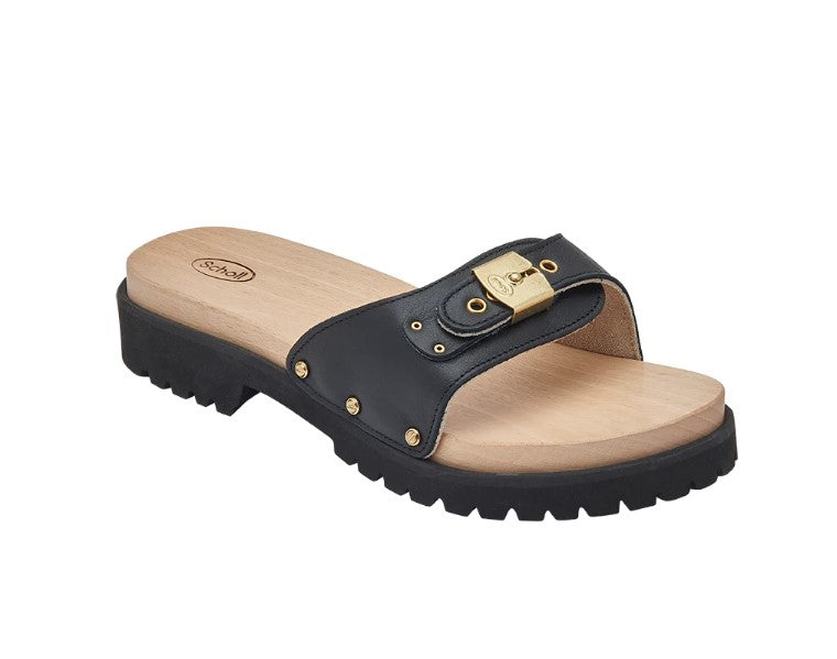 Sandali Con Tacco Donna Scholl Materiale soletto:Legno Pescura Carroarmato F30551