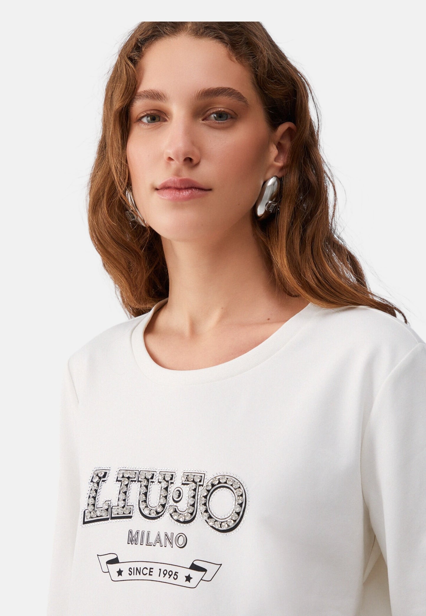 Felpa A Girocollo Donna Liu Jo LiuJo Linea Eco TA6073FS090
