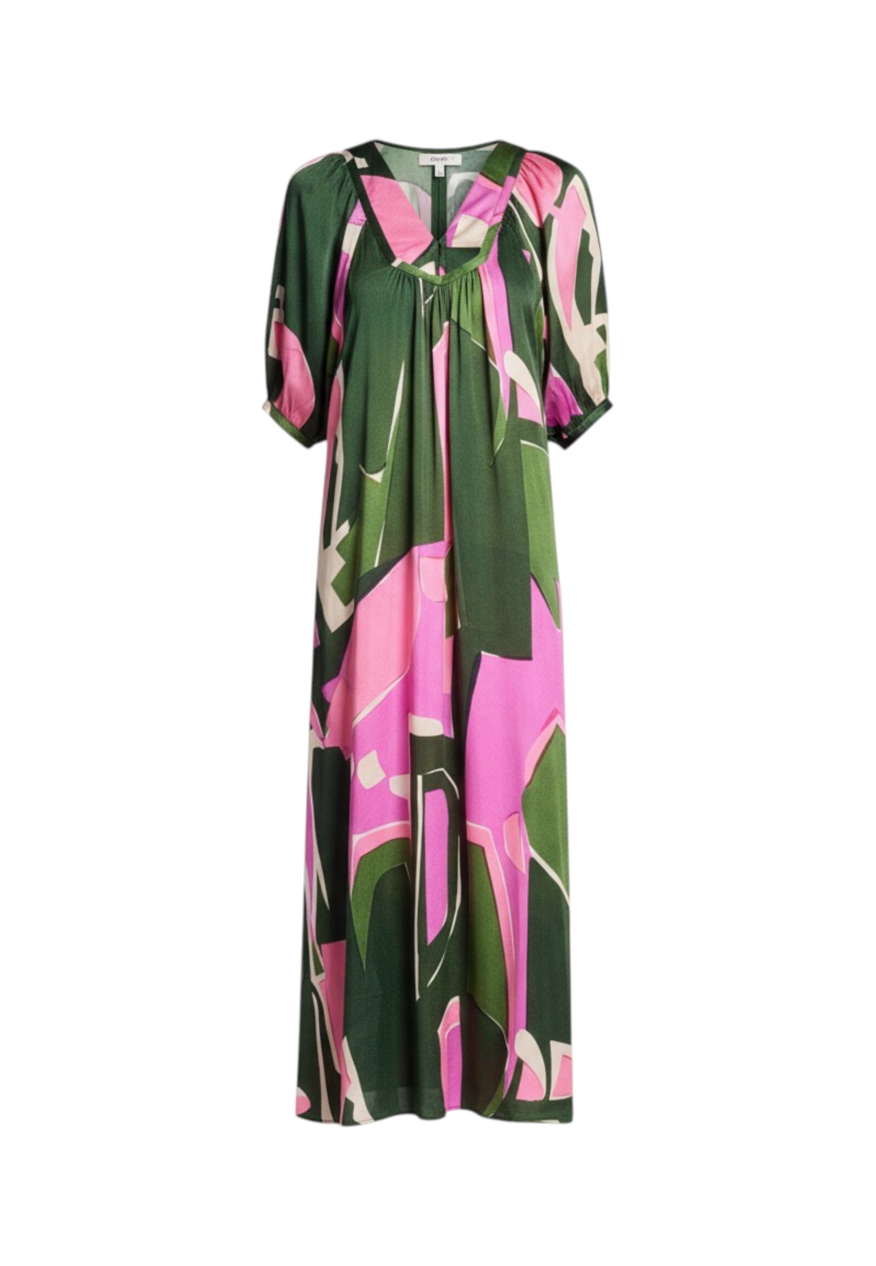 Vestito Lungo Donna Iconique Caftano Puffy Sleeves Helena IC26-101