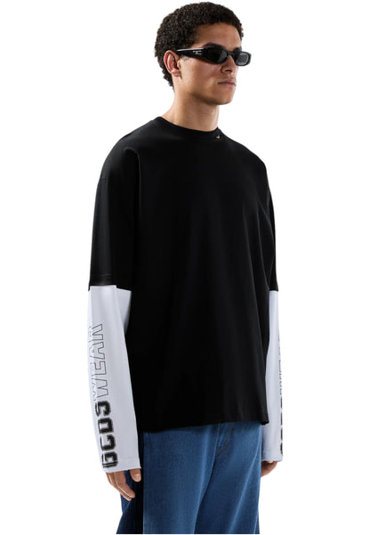T-Shirt Manica lunga Uomo Gcds  Wear Printed B2CM2206JF1