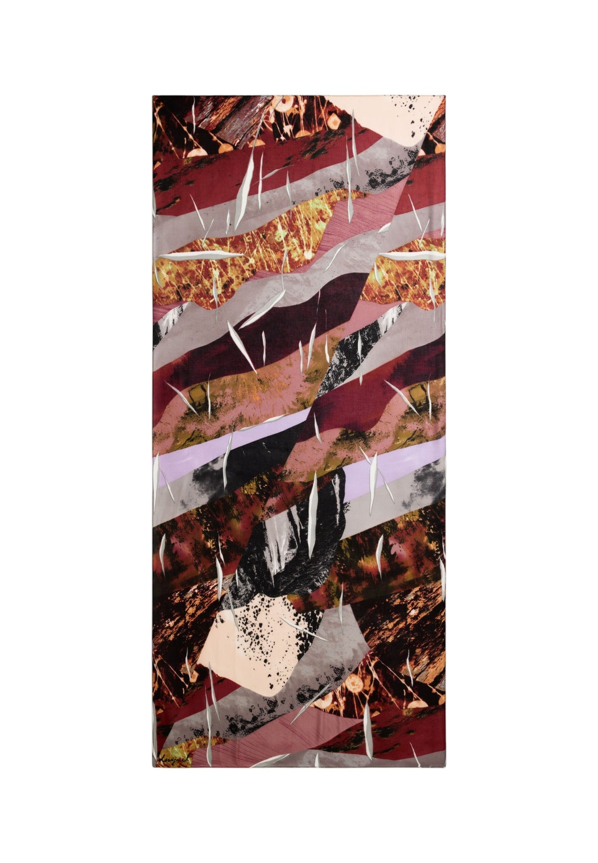 Foulard  Donna Desigual 80x185 cm, Motivo grafico, Viscosa Lenzing EcoVero Zenith 26WAWA10