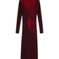 Vestito Midi Donna Desigual Effetto degrad�, Fit slim, Manica lunga, Collo alto, Viscosa Lenzing EcoVero Bloody 26WWVF03