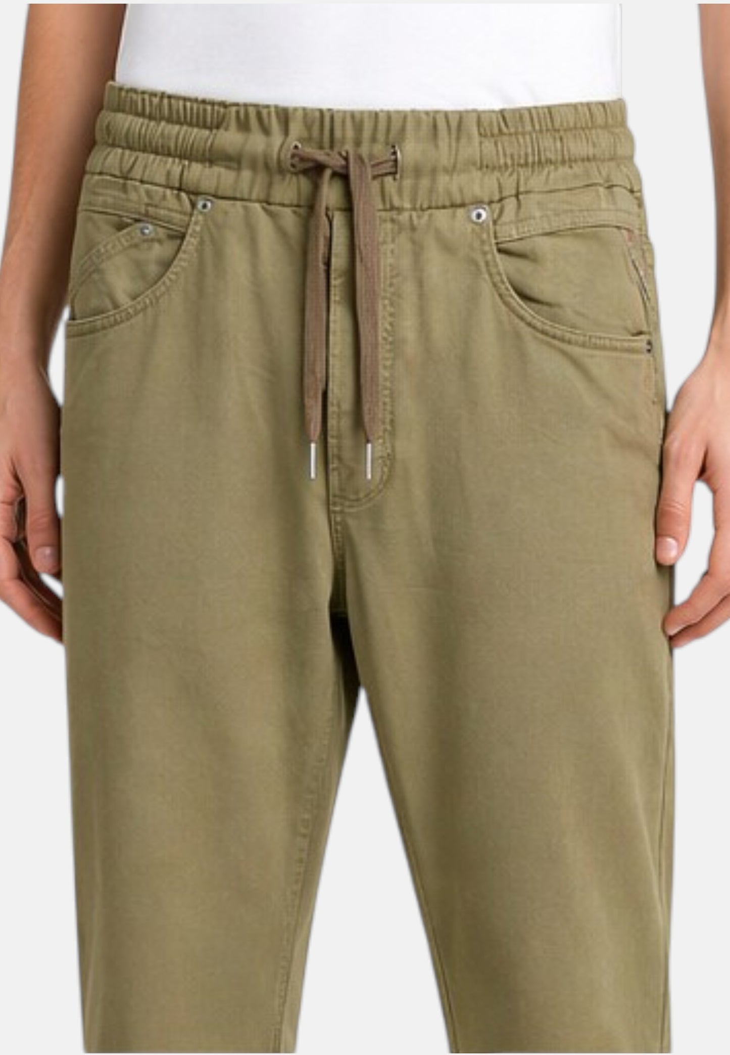 Pantaloni Slim Fit Uomo Replay Con Coulisse Lanny M1037 .000.8488191
