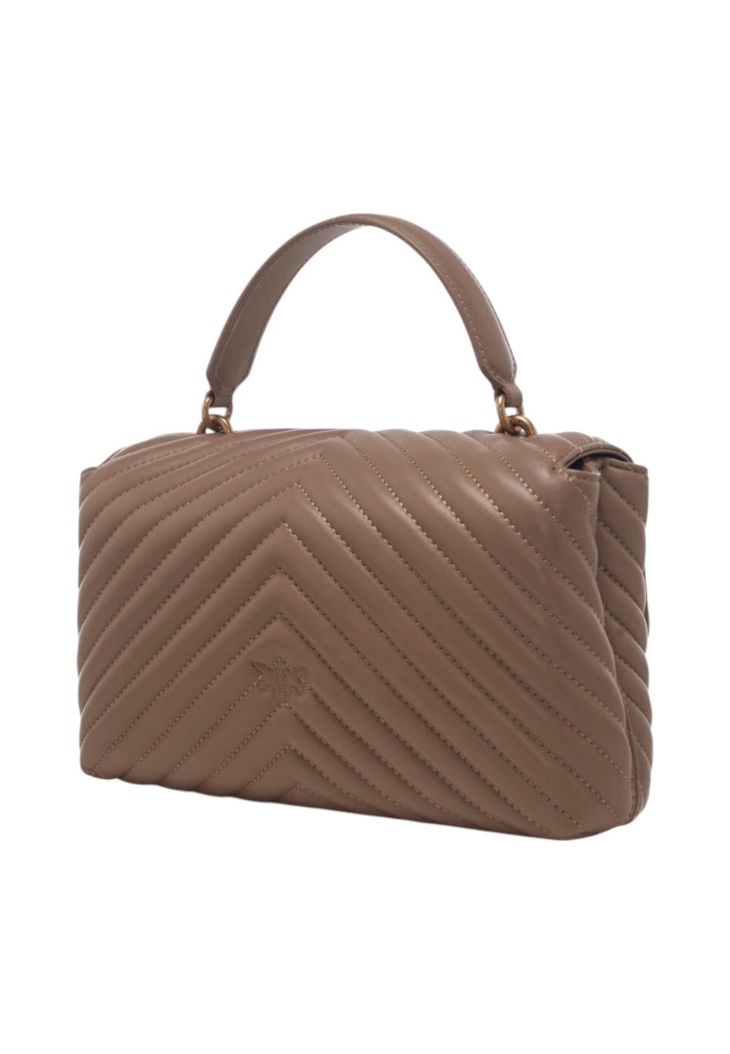 Borsa A Mano Donna Pinko Media Love Lady Puff Classic Chevron 100043A0GK