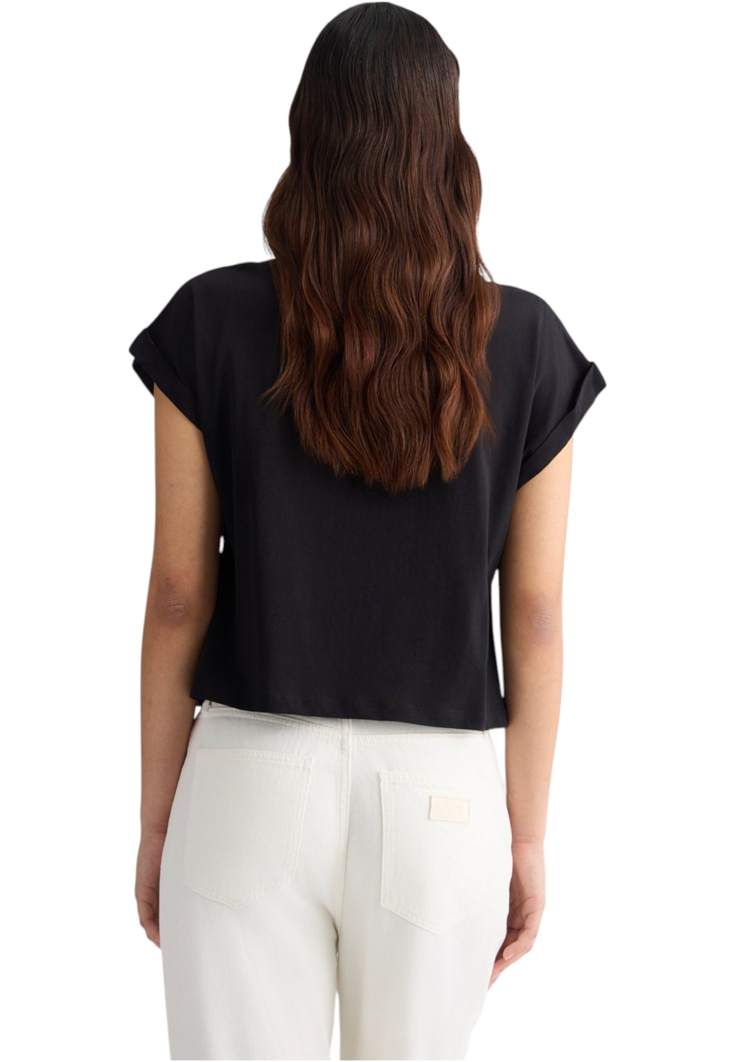 T-Shirt Senza Maniche Donna Liu Jo  Strass Bicolor