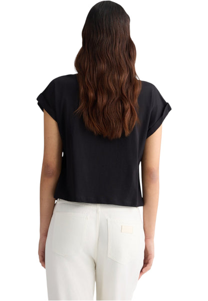 T-Shirt Senza Maniche Donna Liu Jo  Strass Bicolor