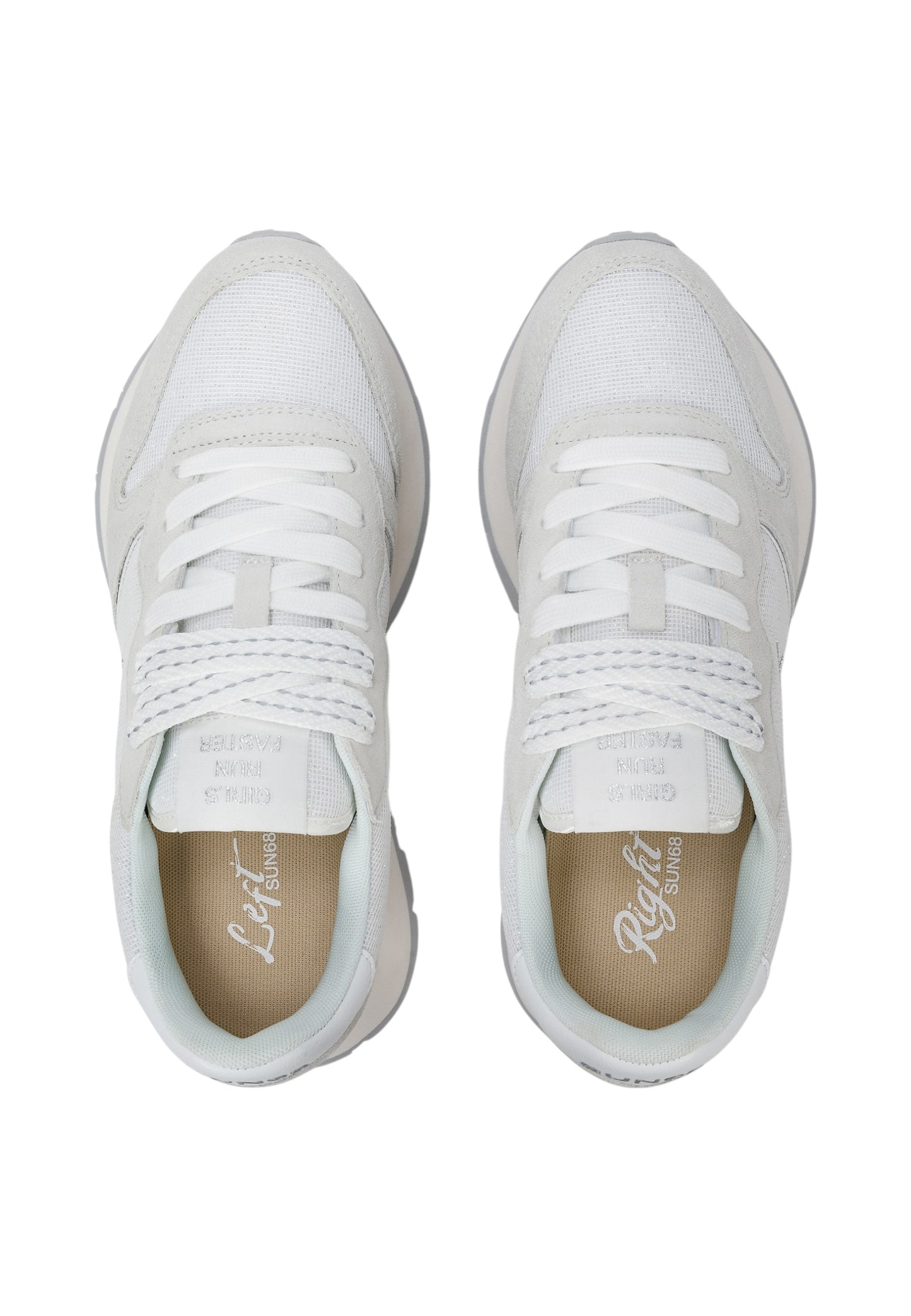 Sneakers Basse Donna Sun68  Ally Glitter Textile Z36203