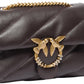 Borsa A Tracolla Donna Pinko Nappa trapuntata, formato mini, nuova fibbia Love Birds, tracolla a catena, misure 21 x 9 x 15 cm Love Puff Mini New Buckle 107058A0F2
