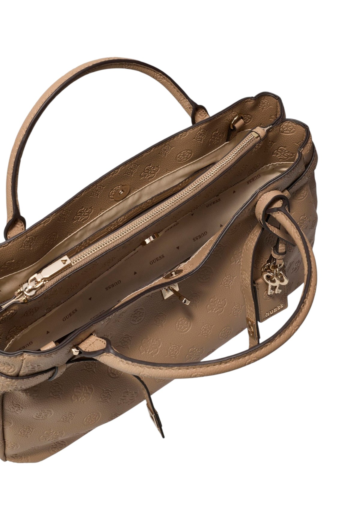 Borsa A Mano Donna Guess Large Girlfriend Satchel Ella Logo HWPD9746060