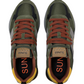 Sneakers Basse Uomo Sun68 Stile Running, Nylon E Suede, Maxi Logo, Outdoor Jaki Outdoor Z46124