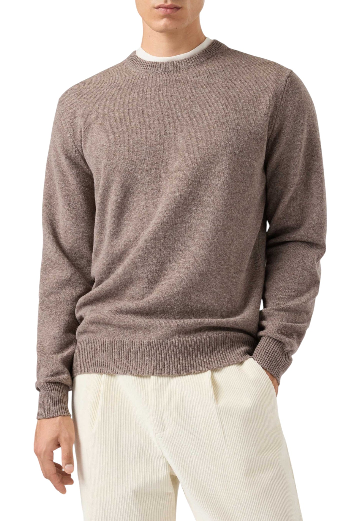 Maglione A Girocollo Uomo Mc2 Saint Barth  Regent Merinocash REGE008