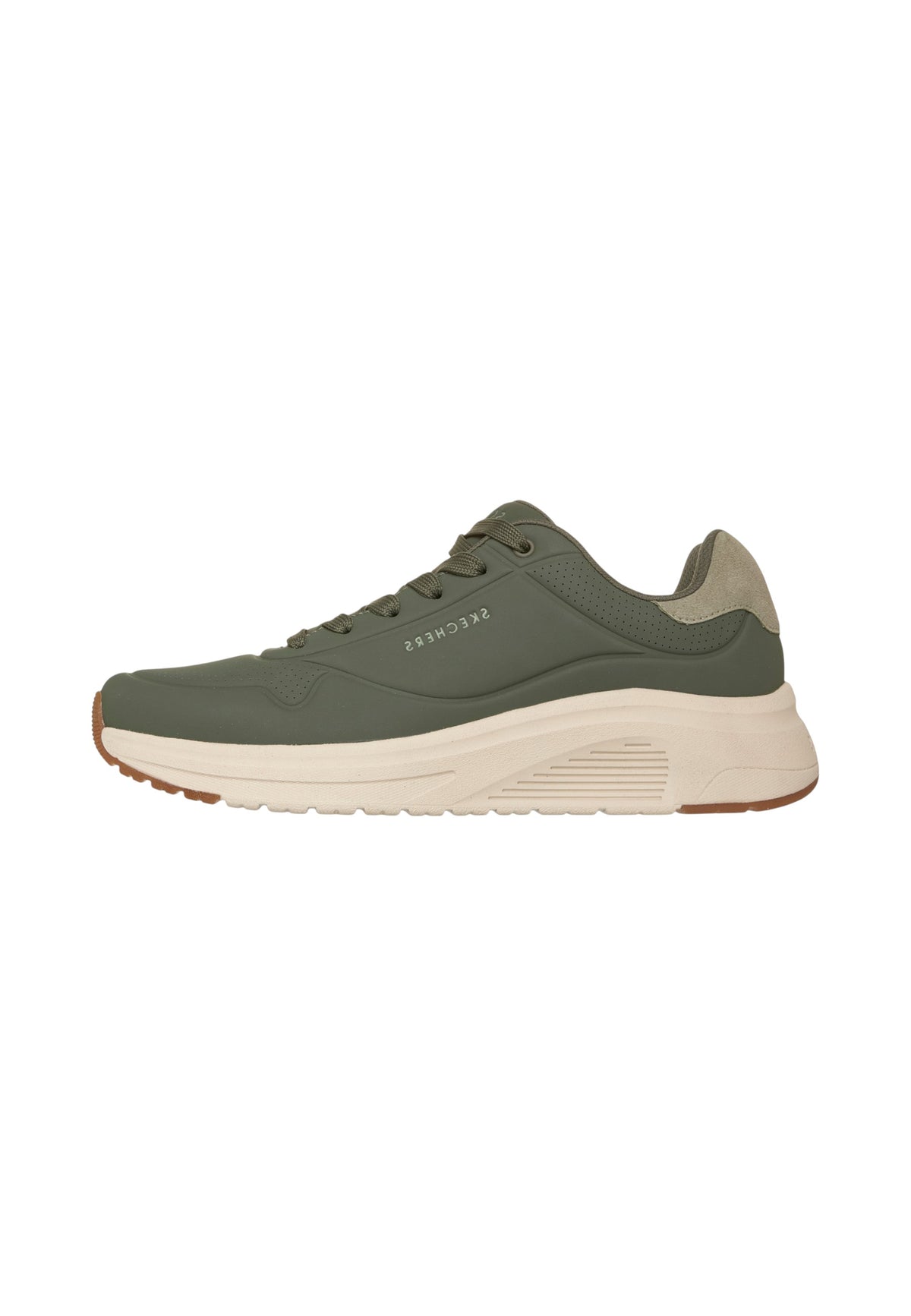 Sneakers Basse Uomo Skechers Memory Foam, Dettaglio scamosciato Uno Lite 2 183530