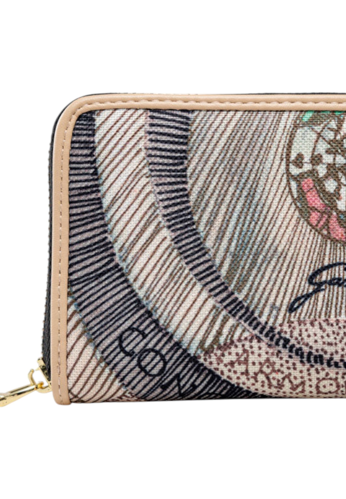 Portafoglio Con Zip Donna Gattinoni Large Maya BIGMX8094WIL