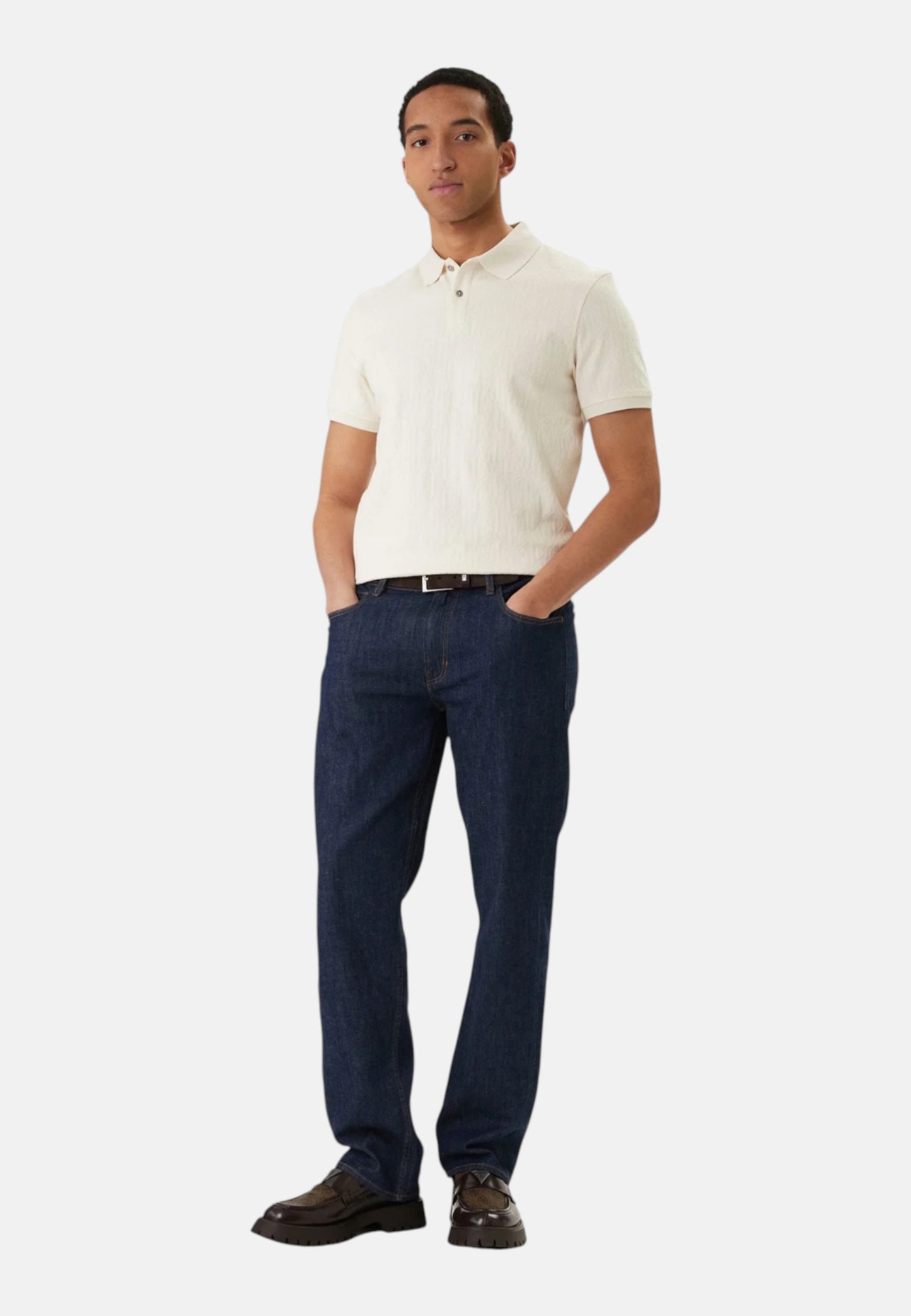 Polo Manica Corta Uomo Guess  Jacquard Allover Polo M6RP05KD181