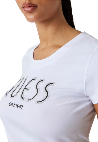 T-Shirt Manica Corta Donna Guess  Guess Logo W5YI05J1314
