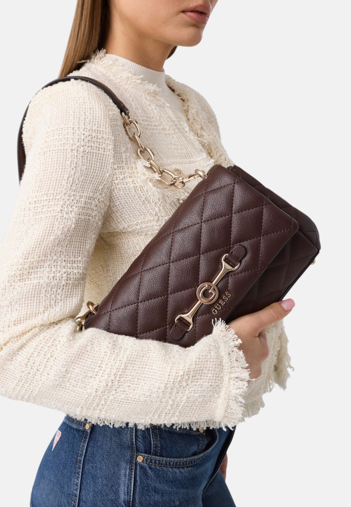 Borsa A Spalla Donna Guess Flap Shoulder Bag Frances HWQG2241190
