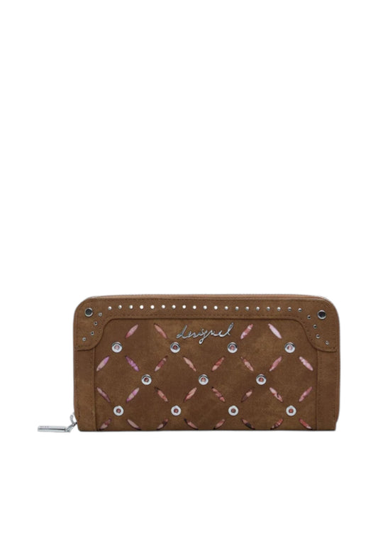Portafoglio Con Portamonete Donna Desigual  Mone Yankee Fionacamel 25WAYP34