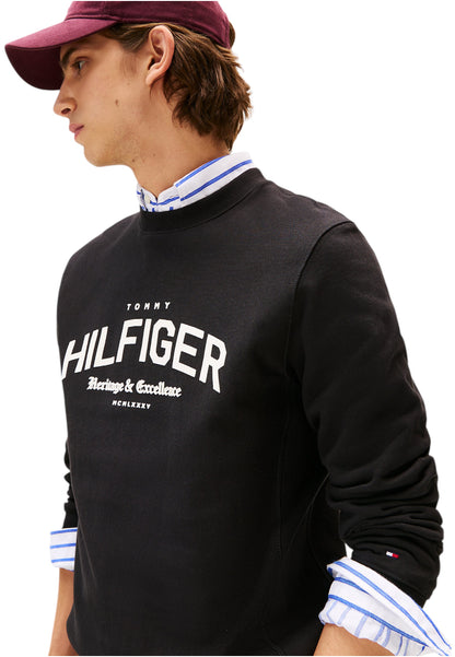 Felpa A Girocollo Uomo Tommy Hilfiger  Hilfiger Arch MW0MW40067