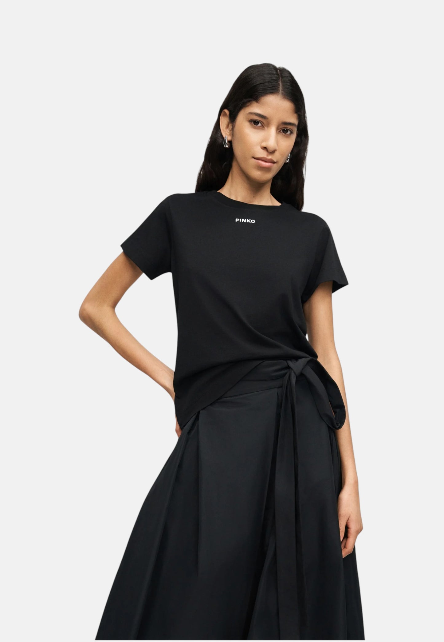 T-Shirt Manica Corta Donna Pinko Con Logo PINKO Basico 100373A34F