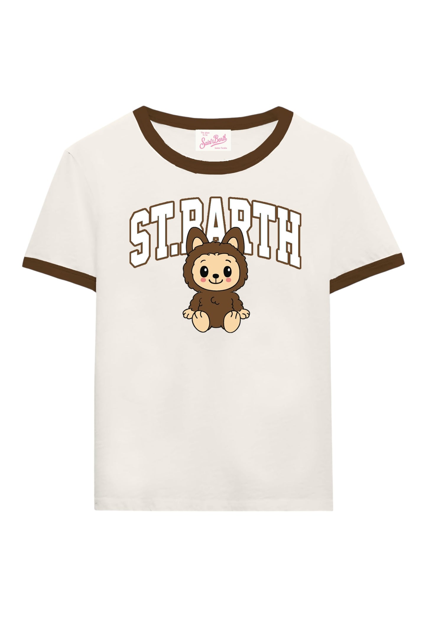T-Shirt Manica Corta Donna Mc2 Saint Barth Stb Puppy Emilie String EMI0003