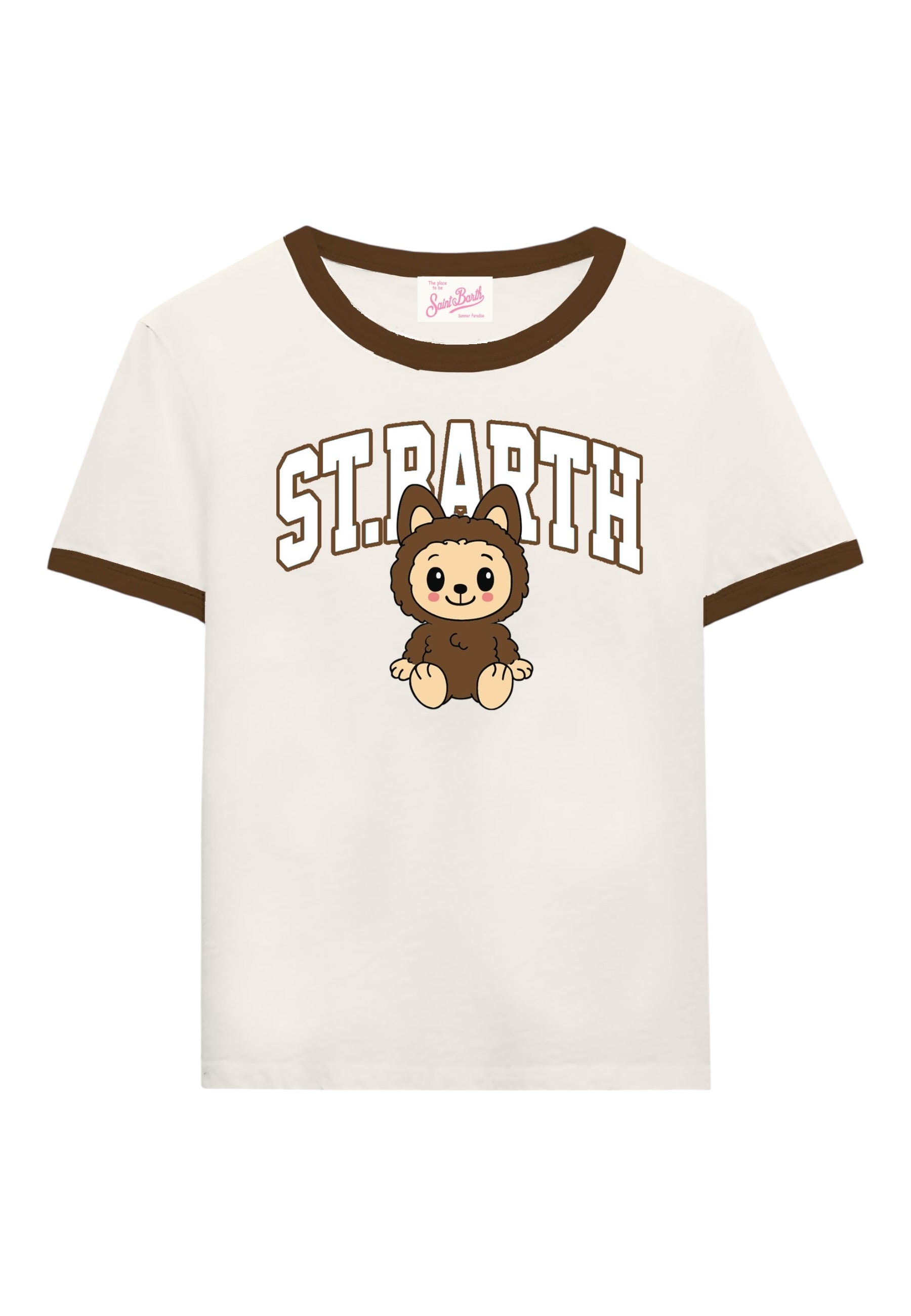 T-Shirt Manica Corta Donna Mc2 Saint Barth Stb Puppy Emilie String EMI0003
