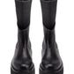 Stivali  Donna Cult  Slash 4827 Mid W Leather/Knit CLW482700